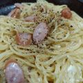 ゆうまいズ's cooksnap of when they made ワンパン♡濃厚クリームチーズパスタ.