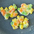 みーちゃんsyoママ's cooksnap of when they made 離乳食に☆ミックスベジタブルだけのおやき.
