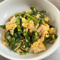 azbjbn's cooksnap of when they made 揚げ入りニラの卵とじ.