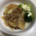 あとみぃー's cooksnap of when they made スライス大根と豚肉のにんにく醤油炒め.