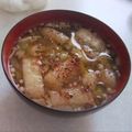 きらり流れ星's cooksnap of when they made オリーブオイルで温まる～お味噌汁♪.