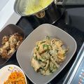 ٩(^‿^)۶'s cooksnap of when they made お弁当に！大葉たっぷり豚小間のマヨ醤油炒.