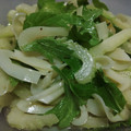 msy0730's cooksnap of when they made セロリとイカの燻製のサラダ・ラペ風！.