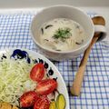 在宅勤務のおじさん's cooksnap of when they made ☆きのことベーコンのクリームスープ☆.