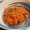 半熟王子's cooksnap of when they made 【作り置き】レンジで人参とツナのきんぴら.