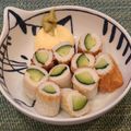 あーこ姐's cooksnap of when they made ちくわのキュウリ詰めわさびマヨ.