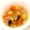 悠LOVE航's cooksnap of when they made ＊食物繊維豊富な体喜ぶあったかスープ＊.