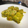 め目め's cooksnap of when they made 青のりとえび入りの卵焼き.