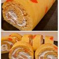 ponnko's cooksnap of when they made ひな祭り✿簡単！桃の花ロールケーキ✿.