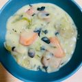 ももゆみ1230's cooksnap of when they made 甘～い♡うちのさつま芋入りシチュー.