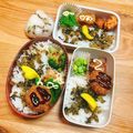 海理ママ's cooksnap of when they made 塩昆布と枝豆さんおにぎり.