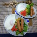 mamaRD's cooksnap of when they made 膜の張った目玉焼きとカリカリベーコン.