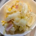 ささらんらん's cooksnap of when they made 懐かしい給食の味♡キャベツとハムのサラダ.