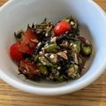 honeybo's cooksnap of when they made オクラトマトとひじきの《腸活ツナサラダ》.