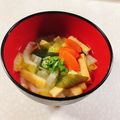 みぽぽ37's cooksnap of when they made 白菜と油揚げの味噌汁.
