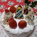 ビビ＆ラン's cooksnap of when they made ⁂クリスマス☆デコレーションケーキ⁂.