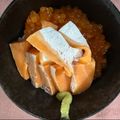 KAORU4649's cooksnap of when they made 絶品サーモン親子丼！.