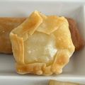 ＊＊天然水＊＊'s cooksnap of when they made カマンベールチーズの揚げパイ.