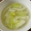 なーなちゃん's cooksnap of when they made ∴　白菜だけのスープ　∴.