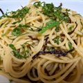 とみぃ♪'s cooksnap of when they made 大葉たっぷり塩昆布バターパスタ.
