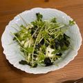 あさみん1161's cooksnap of when they made 包丁不要！豆苗と豆腐のチョレギサラダ.