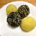 ぽろっとＱちゃん's cooksnap of when they made ☆黒ごまのさつまいもボール☆.