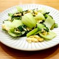かなりんココりん's cooksnap of when they made チンゲン菜と卵のコンソメ炒め.