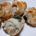 monjimari's cooksnap of when they made ささみの梅大葉巻き.