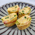 在宅勤務のおじさん's cooksnap of when they made 三つ葉とカニカマの玉子焼き～茶碗蒸し風～.