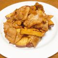 vabochan's cooksnap of when they made てり甘♪さつまいもと豚肉のバター醤油炒め.