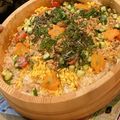 Nana777's cooksnap of when they made ひな祭りに♪簡単！鶏そぼろのちらし寿司.