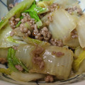 コッピー３０５'s cooksnap of when they made 白菜とひき肉のうまトロ炒め.