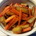 みんみみーみ's cooksnap of when they made お弁当のおかず★人参と薩摩芋の塩きんぴら.
