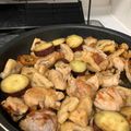 あかりんと愉快なママ's cooksnap of when they made 鶏肉とさつまいもと蓮根の黒酢炒め.