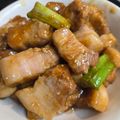 ゆるмαмα's cooksnap of when they made 絶品＊豚バラブロックと長ネギの旨ダレ焼き.