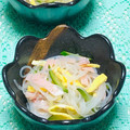 tokotann's cooksnap of when they made 給食風春雨の中華風サラダ【作り置き】.