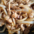 tmm☆1212's cooksnap of when they made たっぷり玉ねぎと豚こまのトンテキ風炒め.