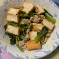 ☆♡Sakura♡☆'s cooksnap of when they made 豚肉と小松菜と厚揚げの炒め物.