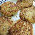 orangepeal's cooksnap of when they made 材料はこれだけ☆豆腐とツナのお焼き.