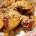 初心者たい焼き's cooksnap of when they made 揚げないさつまいもde簡単カリカリ大学芋.