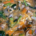 Mickey♪'s cooksnap of when they made 豚こまと小松菜の中華風あんかけ丼.