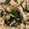 ゆみらんたん's cooksnap of when they made お箸がすすむ♬鶏むね肉とわかめの梅酢和え.