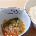 inv's cooksnap of when they made 生卵だけで美味★うーめん(温麺)の食べ方.