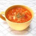 ＠迷子＠'s cooksnap of when they made かきたまトマトスープ.