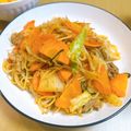 mimo27's cooksnap of when they made 元気もりもりキムチ焼きそば.