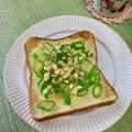 ビートルズ食堂's cooksnap of when they made 青ねぎと天かすのマヨトースト.