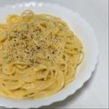 まるゆみ。's cooksnap of when they made 卵かけごはん好き必見☆簡単卵マヨパスタ.