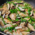 ｸﾏﾘｴ's cooksnap of when they made 簡単！ピーマンとササミの美味しい甘酢炒め.