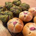 kitchenはな's cooksnap of when they made 春パン☆桜あんぱん&抹茶ねじりパン♬.