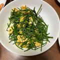 クック6T5DZR☆'s cooksnap of when they made 花ニラと卵のふあふあ炒め.